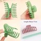 thumbnail image 4 of herramientas para el cuidado del cabello 6Pcs 4 Inch Matte Plastic Hair Claw Clips,Large Nonslip Hair Claw Clips Strong Hold Thick Hair for Women and Grils(6 Color Available) Ormromra HMHZ103, 4 of 4