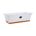 thumbnail image 4 of Vsenkes Flower Window Box Vegetable Planter Rectangle for Outdoor Indoor Lightweight White, 4 of 9