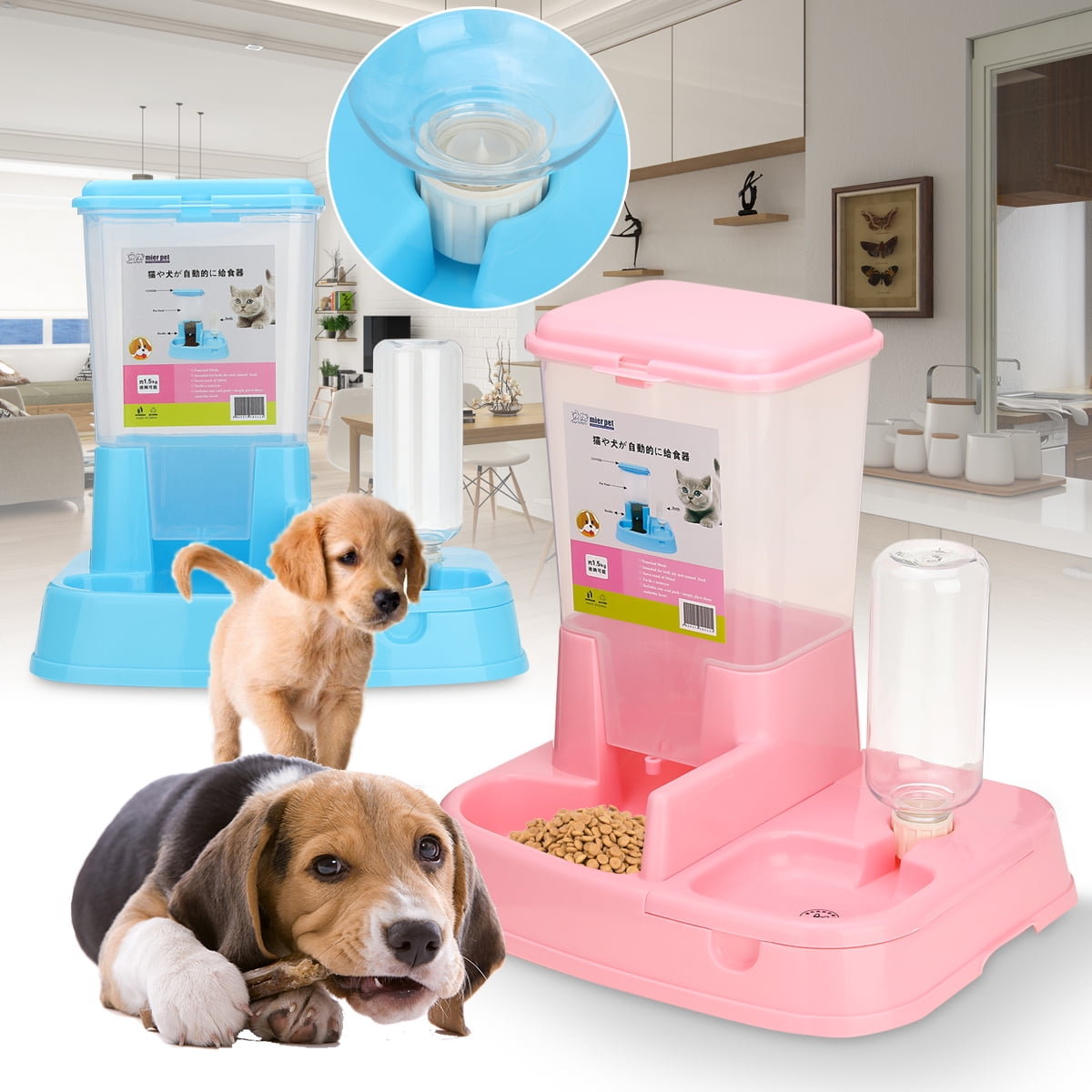 gravity pet feeder walmart