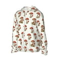 thumbnail image 2 of Sigee Mushroom Print UPF50+ Men's Sun Protection Hoodie Shirt SPF UV Shirt Long Sleeve Fishing Outdoor Lightweight, S-3XL, 2 of 9
