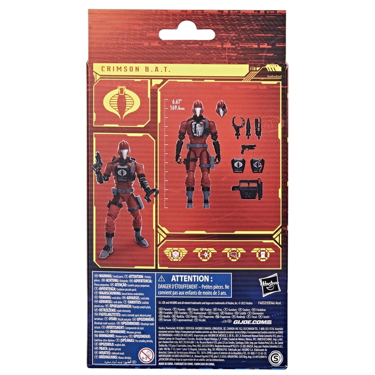 G.I. Joe, Action Figure, CRIMSON B.A.T., Custom Package Art