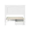 thumbnail image 3 of Malta Twin XL Wood Platform Bed with Panel Footboard & Storage Drawers in White, 3 of 5