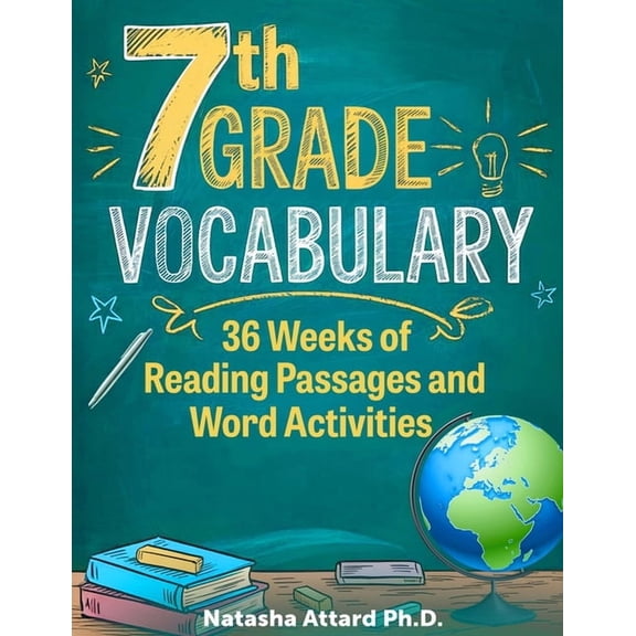 7th Grade Vocabulary: 36 Weeks of Reading Passages and Word Activities, (Paperback)