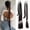 C, variant on Women's Braided Ponytail Wig - Synthetic Heat-Resistant Clip-In Hair Extension, DIY Styling, Boxing Braid, Sleek Fashion, Party, Daily Wear, Cosplay, Role Play, High Temperature Wire