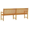 thumbnail image 3 of vidaXL Garden Bench 219 cm Solid Acacia Wood, 3 of 4