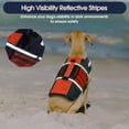 thumbnail image 6 of ROZKITCH Dog Life Vest for Swimming Boating with Rescue Handle and Superior Buoyancy,High-Visibility Swimming Vest for Small Dogs,Orange,S, 6 of 8