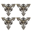 thumbnail image 1 of Unique Bargains Metal Box Corner Protectors Edge Guard Protector 65x65x65mm Bronze Tone 4 pcs, 1 of 3