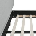 thumbnail image 5 of Jennifer Taylor Home Diego Low Upholstered Platform Bed, Queen, Light Grey Polyester, 5 of 9