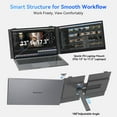 thumbnail image 6 of Blackview Laptop Screen Extender, 1.3lbs Ultra-Light & 0.17" Ultra-Slim, 14" FHD 1080P IPS Portable Laptop Monitor Extender, Travel Dual Monitor for 13-17",Plug & Play for Windows/Mac/Android/Switch, 6 of 9