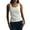 White #715, variant on Bovemsi Women's Tanks & Camis Sleeveless Cotton Tank Top Form Fitting Neck Ribbed Knit Basic Shirts Black Camisole