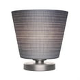 thumbnail image 1 of Luna Lampe de Table Luna 51-GP-4082 avec Finition Graphite et Verre Gris Matrix 10 Pouces, 1 of 1