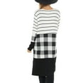 thumbnail image 5 of Munlar Long Sleeve Womens Dress Coat Plaid Cardigan Christmas Winter Coat for Women, 5 of 7
