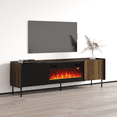 thumbnail image 2 of Brandy 180 BL-EF Fireplace TV Stand, 2 of 5