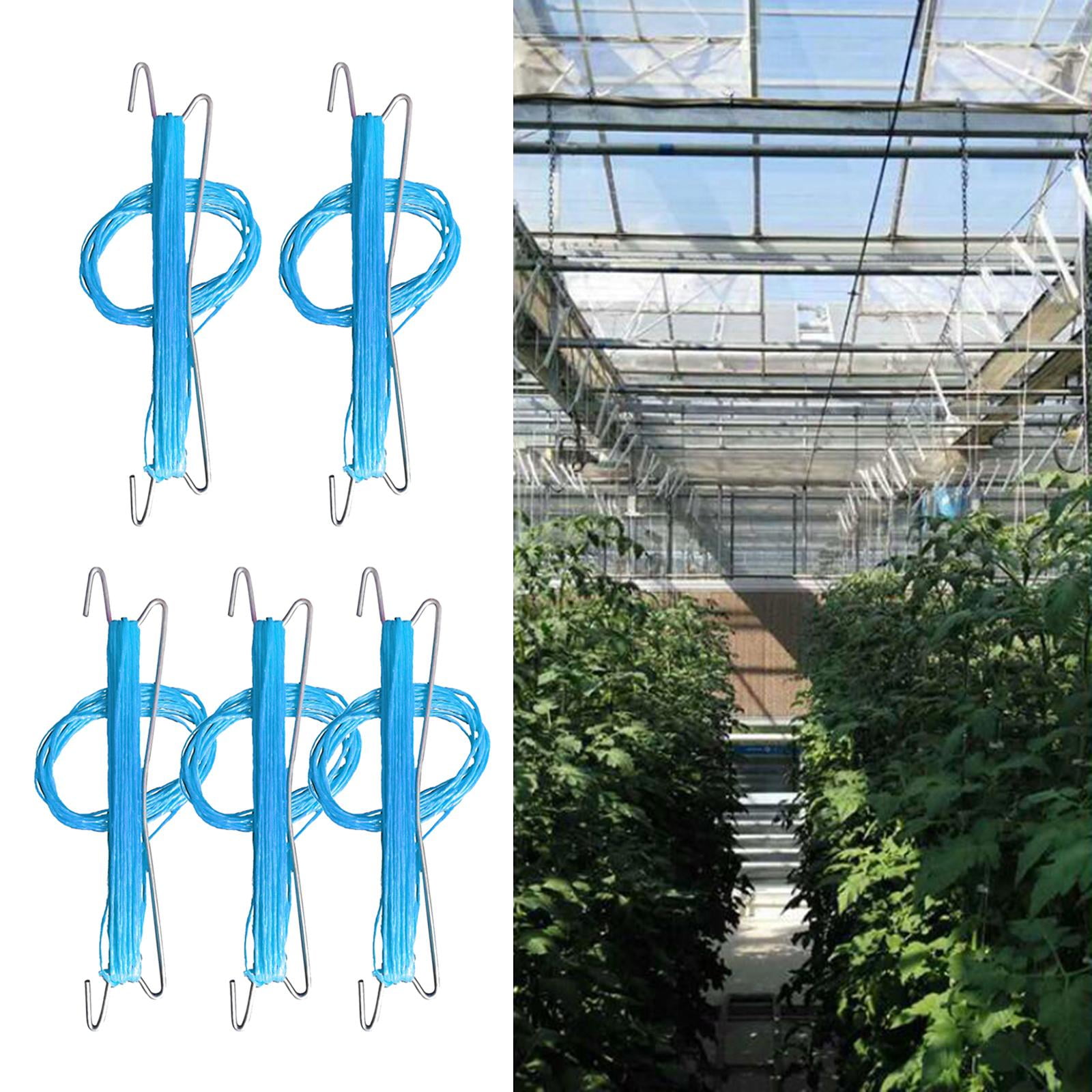 MAGIDEAL 3x Plant Climbing Hooks, Tomato Support J Hooks Garden Hooks for Cucumber, Tomato, Melon, Pea And Pepper Plants.