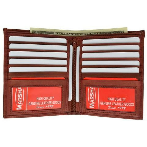 Genuine cowhide leather European hipster wallet 1502CF