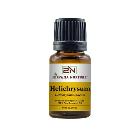 Nirvana Nurture Helichrysum Essential Oil 100% Pure Therapeutic Grade Undiluted, Aromatherapy Diffuser