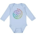 thumbnail image 3 of Inktastic Pi Day Pi Numerals in Rainbow Spiral Boys or Girls Long Sleeve Baby Bodysuit, 3 of 5