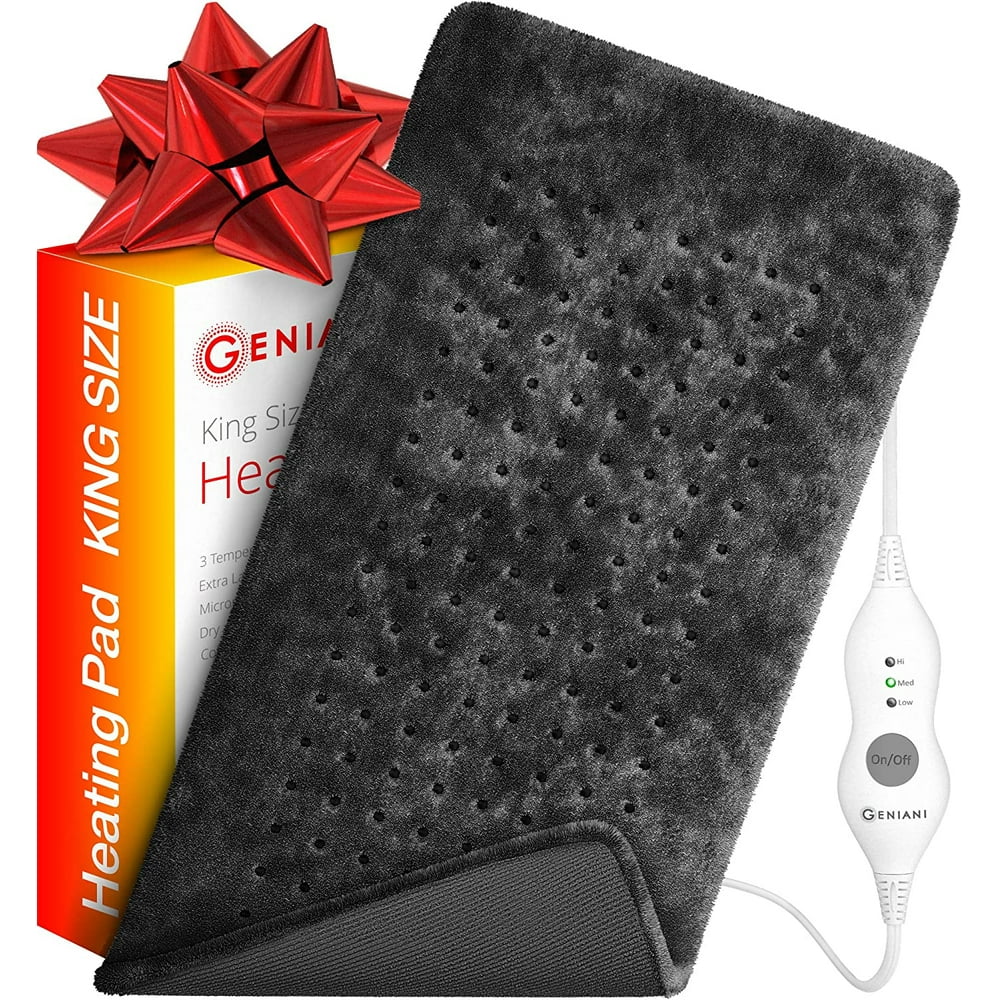 GENIANI XL Heating Pad Electric Heating Pad for Moist and Dry Heat