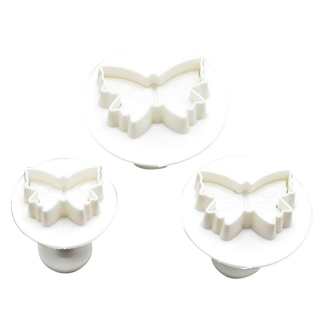 tredstone 3PCS/Set Multi Pattern Cutting Die Cutters Cake Making Baking Mould Fondant Mold Fondant Craft DIY Store Kitchen Tool