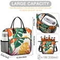 thumbnail image 5 of OBREWU Tropical Palm Leaves in Hawaii Women's Insulated Leakproof Large Lunch Bag, Oxford Cloth, 5 of 7