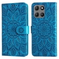 thumbnail image 1 of Funda tipo cartera GANGXUN para Motorola Moto G15 Power , diseño girasol, cuero PU, soporte, cierre magnético, tarjetero, 1 of 5