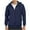 Navy, variant on APEXFWDT Men's Big&Tall Zip-Up Hoodie Long Sleeve Light Fleece Athletic Jacket Casual Sweatshirt with Side Pockets,XXXL,Beige