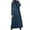 Blue, variant on RATTOYY Leisure Women Spring And Autumn Retro Street Loose Size Denim Hooded Long Sleeved Dress Versatile Dress Ladies Relaxed Fit Dresses