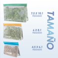 thumbnail image 2 of Bolsas de PEVA para Almacenamiento de Alimentos Reutilizables Sin BPA (15 pzs) Lutema LTMAPVABGSM-15, 2 of 6