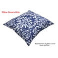 thumbnail image 2 of TreeWool (Pack of 2) Damask Accent Decorative Cotton Throw Pillow Covers (22 x 22 Inches, Navy Blue), 2 of 6