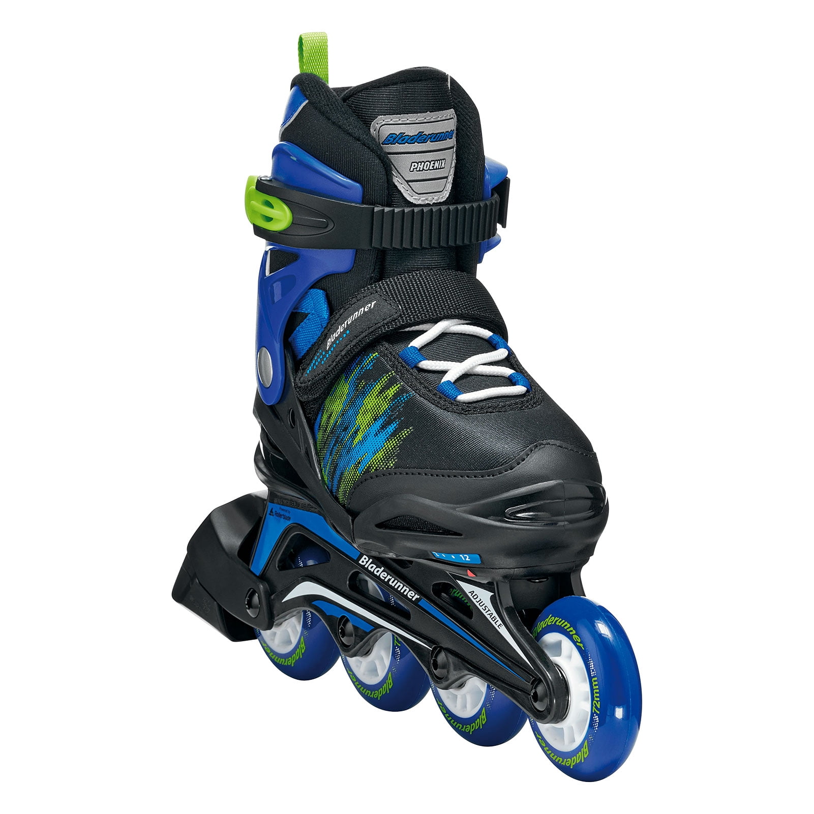 ROLLERBLADE Kids' Phoenix Black/Blue Skates, Size: 12J-2 (87B0T10221NF01-12J-2)