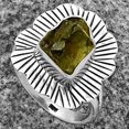 thumbnail image 2 of Natural Rare Kornerupine Rough 925 Sterling Silver Ring s.8.5 Jewelry R-1086 SDR175594, 2 of 5