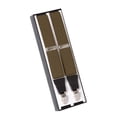 thumbnail image 2 of Mens Elastic x-Back Adjustable Clip-on Suspenders with Leather Trim - Olive (Regular, 46" Long), 2 of 5