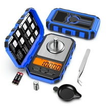 Scale for Kitchen, Digital Scale 20g-0.001g Pocket Scale Electronic Smart Scale with 20g Calibration Weight Mini Scale for Kitchen Home, Blue (Battery/Tweezers Included)