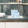 thumbnail image 4 of Raindrops 2Pcs Silicone Vanity Tray for Bathroom and Kitchen Countertop with Elegant Design Assorted Colors, 4 of 8