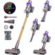 thumbnail image 1 of Aspiradora inalámbrica BuTure VAC, aspiradora vertical autónoma con motor sin escobillas de 450 W y 38 kPa, ajuste automático de succión, antienredos para el hogar, pelo de mascotas, alfombras y suel, 1 of 5