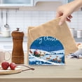 thumbnail image 6 of Merry Christmas Snow Napkin Holders for Tables Napkin Stand Paper Holder Organizer Tabletop Tissue Box Dispenser, 6 of 8