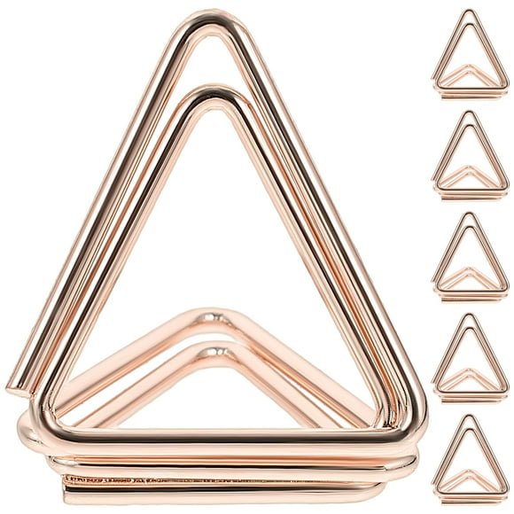 6Pcs Triangle Table Card Holders Place Card Holders Wedding Table Number Holders Photo Holder Clips