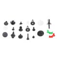 thumbnail image 4 of 425-Piece Automotive Nylon Rivet & Clip Assortment Kit - 19 Types Including Driver Rivets, Drive Rivets for Side Skirts, Bumpers, Trim - Organized in Plastic Storage Box with Compartments,, 4 of 5