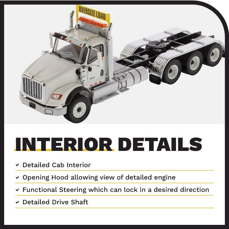 Diecast Masters International HX620 SBFA Day Cab Tridem Tractor