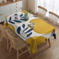thumbnail image 4 of Boho Abstract Art Rectangle Tablecloth 60"x84",Waterproof Polyester Rectangle Table Cloth, Wipeable Spillproof Polyester Tablecloth for Dining, Camping, Indoor and Outdoor, 4 of 5