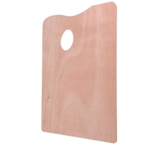 Wooden Paint Palette Wood Painting Palette Color Mixing Paint Tray Palette With Thumb Hole Serving Tray For Oil Watercolor