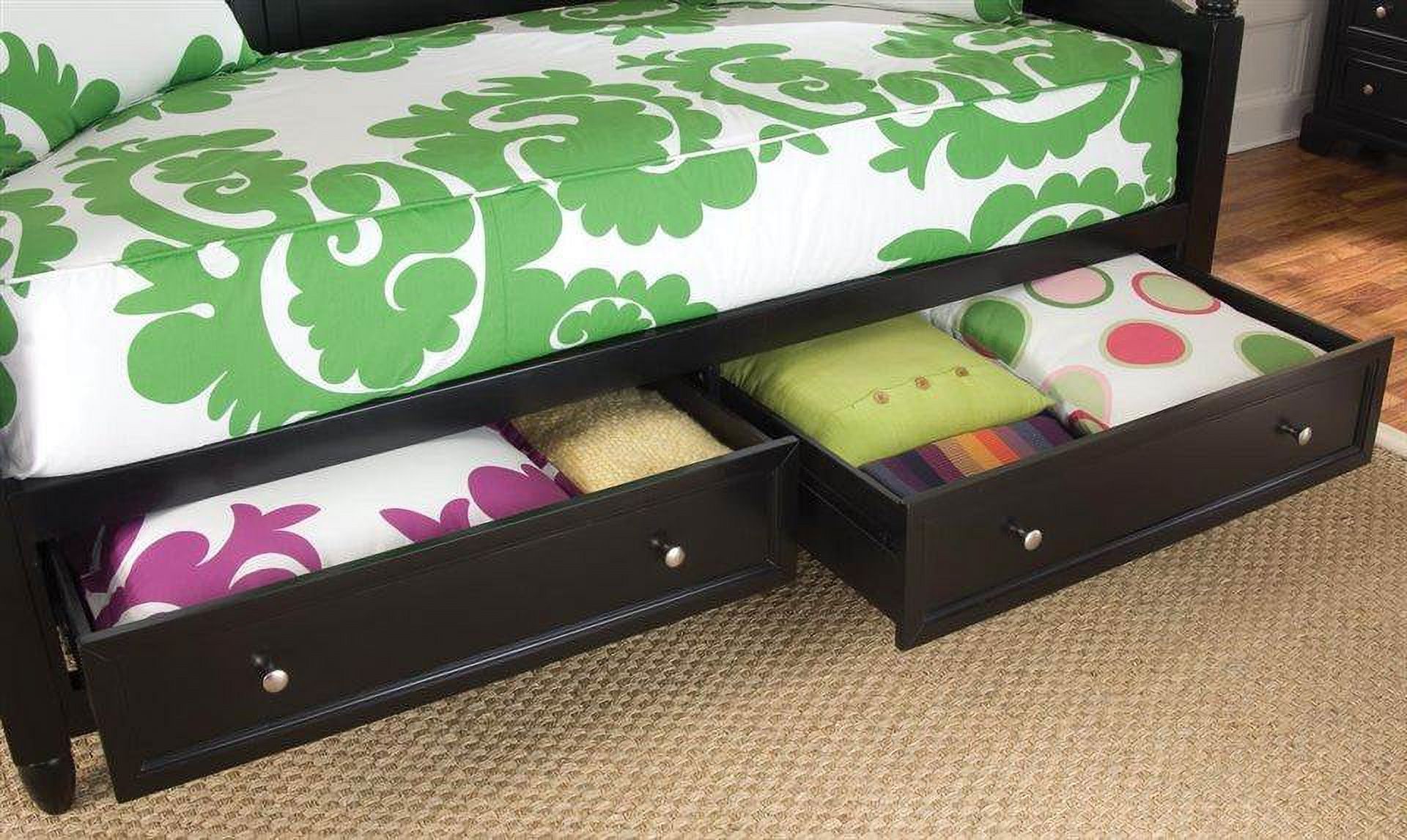2-Drawer Daybed in Black Finish - image 2 of 3