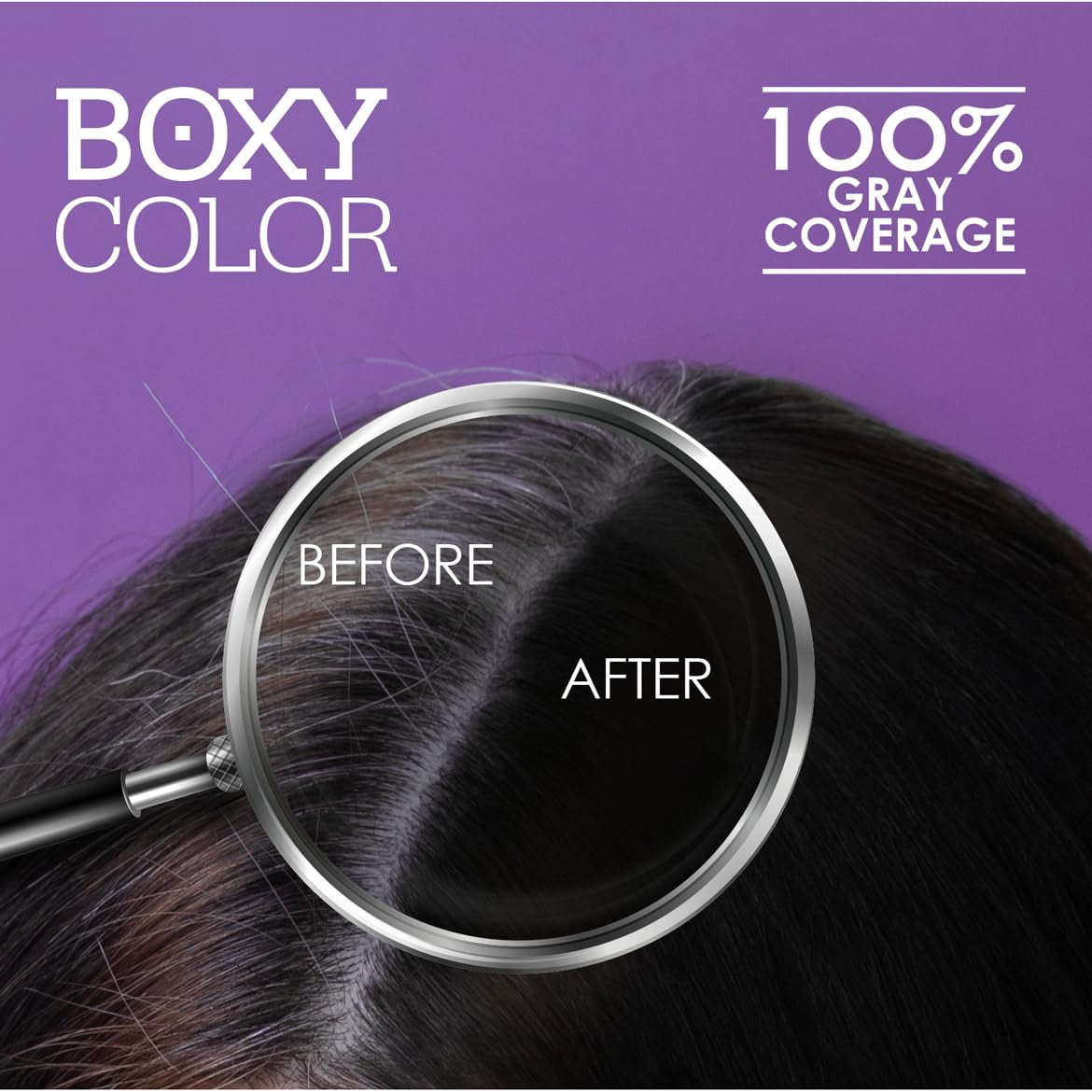 Professional Hair Coloring Kit + Color Reviving Shampoo & Conditioner Set | Permanent Hair Dye with Vegetal Protein | 100% Gray Coverage | Brown Tone 4.0