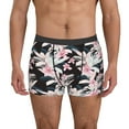 thumbnail image 2 of Goofa Orchids Flowers Printed Men's Boxer Briefs Underwear, Moisture-Wicking Underwear, Trunk,Soft and Breathable Cotton Underwear-Medium, 2 of 9