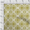 thumbnail image 2 of oneOone Cotton Flex Lime Green Fabric Mosaic Quilting Supplies Print Sewing Fabric By The Yard 40 Inch Wide, 2 of 6