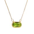 thumbnail image 1 of Beautiful Zircon Necklace Personalized Elliptical Pendant Clavicle Chain Elegant Jewelry for Anniversary or Birthday, 1 of 4