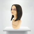 thumbnail image 6 of Female Mannequin Head with Netted Cap Realistic Head Circumference 53cm Practical Multipurpose Display Props for Store, Shopping Mall Style C, 6 of 9