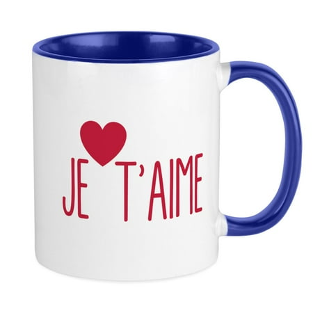 

CafePress - Je Taime Mug - Ceramic Coffee Tea Novelty Mug Cup 11 oz