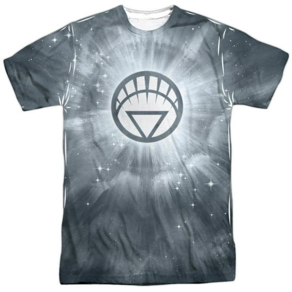 Green Lantern Men's  White Energy Sublimation T-shirt White