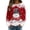 Red, variant on Idoravan Long Sleeve Shirts for Women Women's Christmas Printed Casual Round Neck Long Sleeve Pullover Sweater Knit Pullover 2025 Fall Fashion Graphic Crochet Tops Hippie Clothes L Green